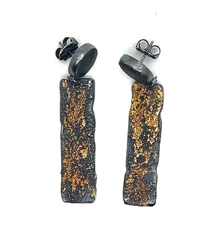 Rock & Bark Texture Earrings