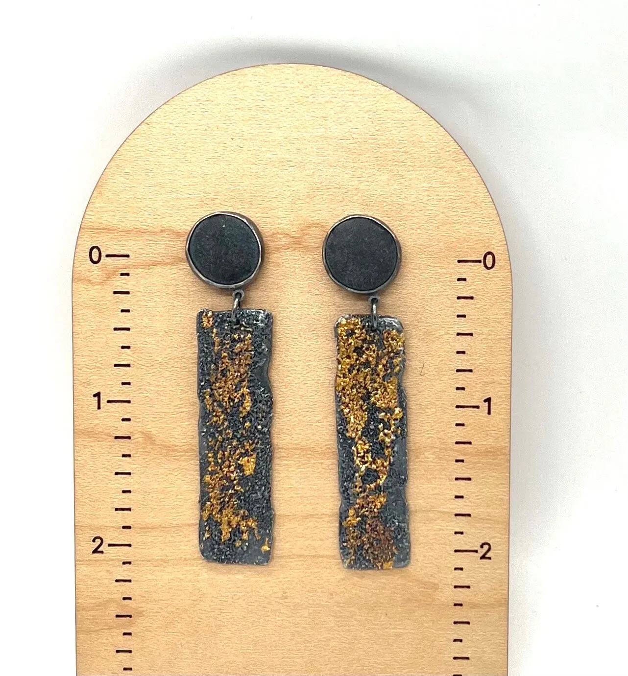 Rock & Bark Texture Earrings