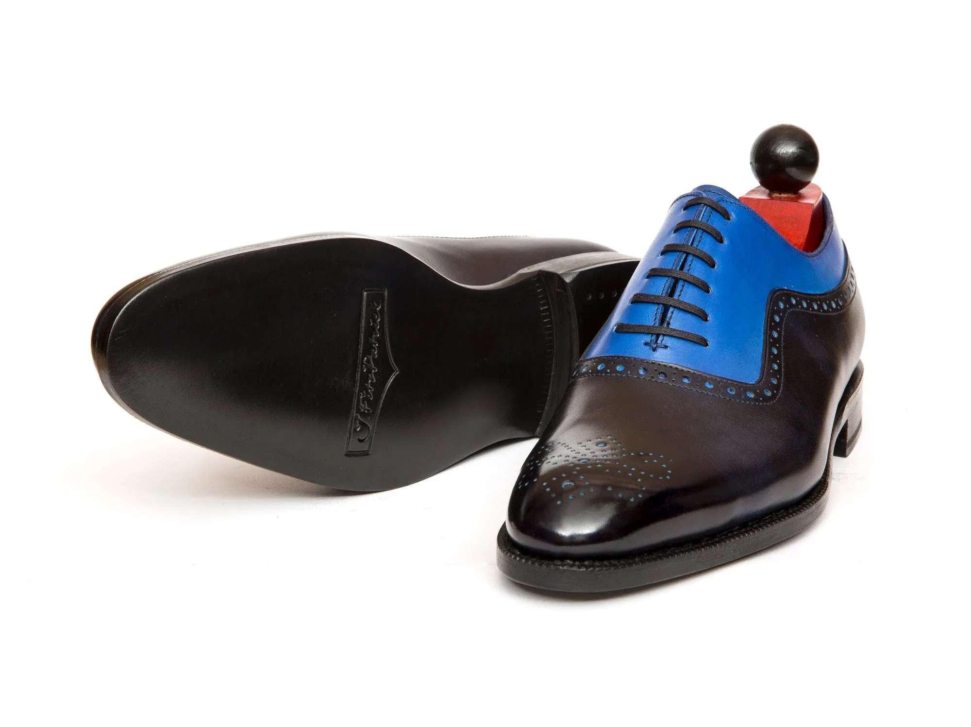 Roosevelt - MTO - Navy Museum Calf / Sky Blue Calf - NGT Last - Single Leather Sole