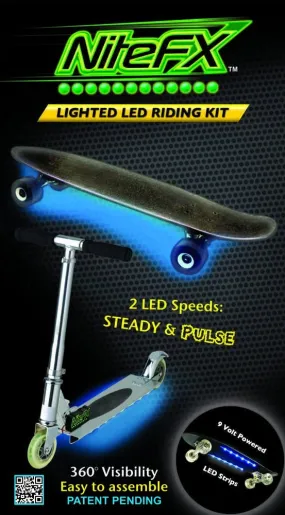 Scooter Bike Skateboard LED Lights Riding Kit - BLUE