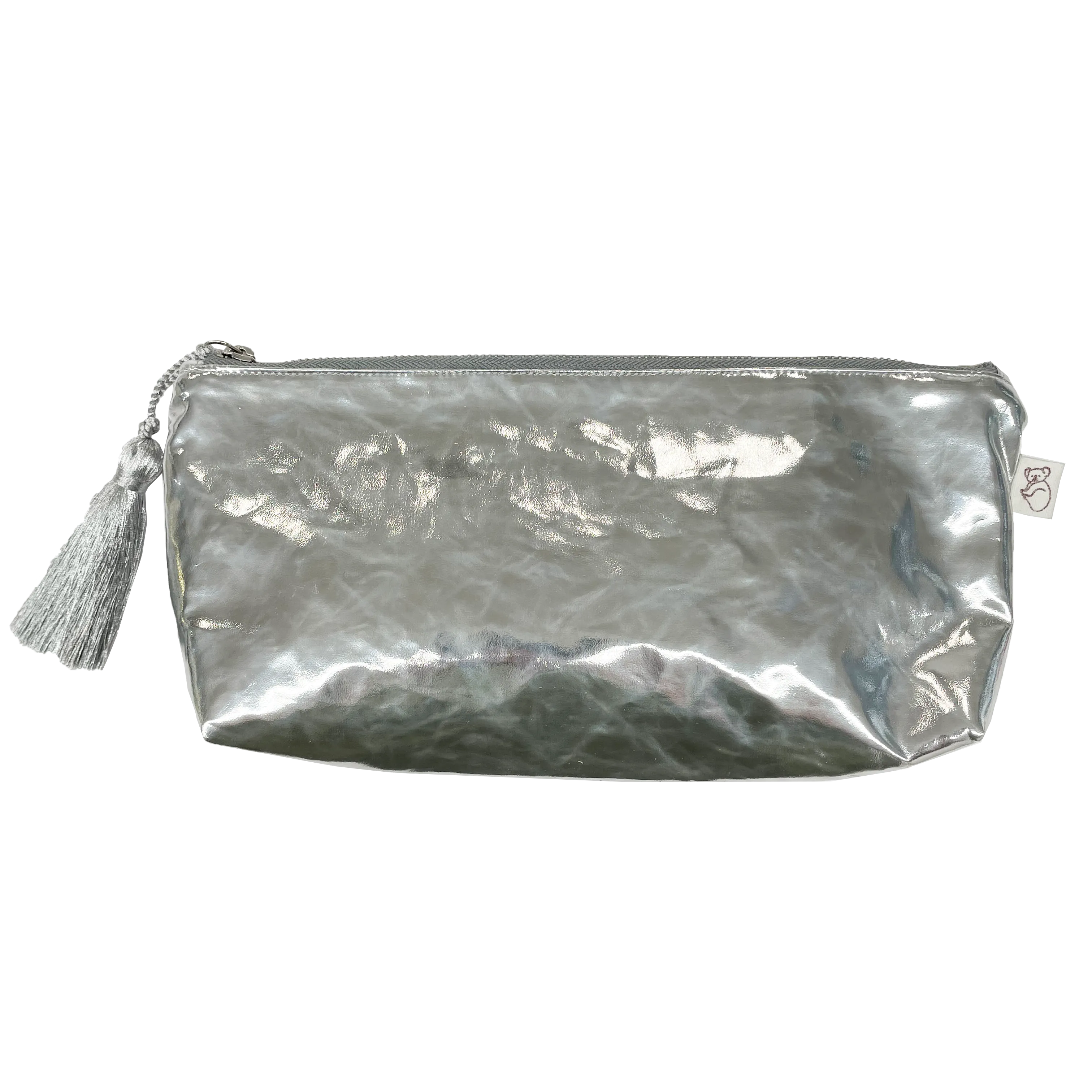 Silver Metallic Hold Me Clutch - BACK IN STOCK