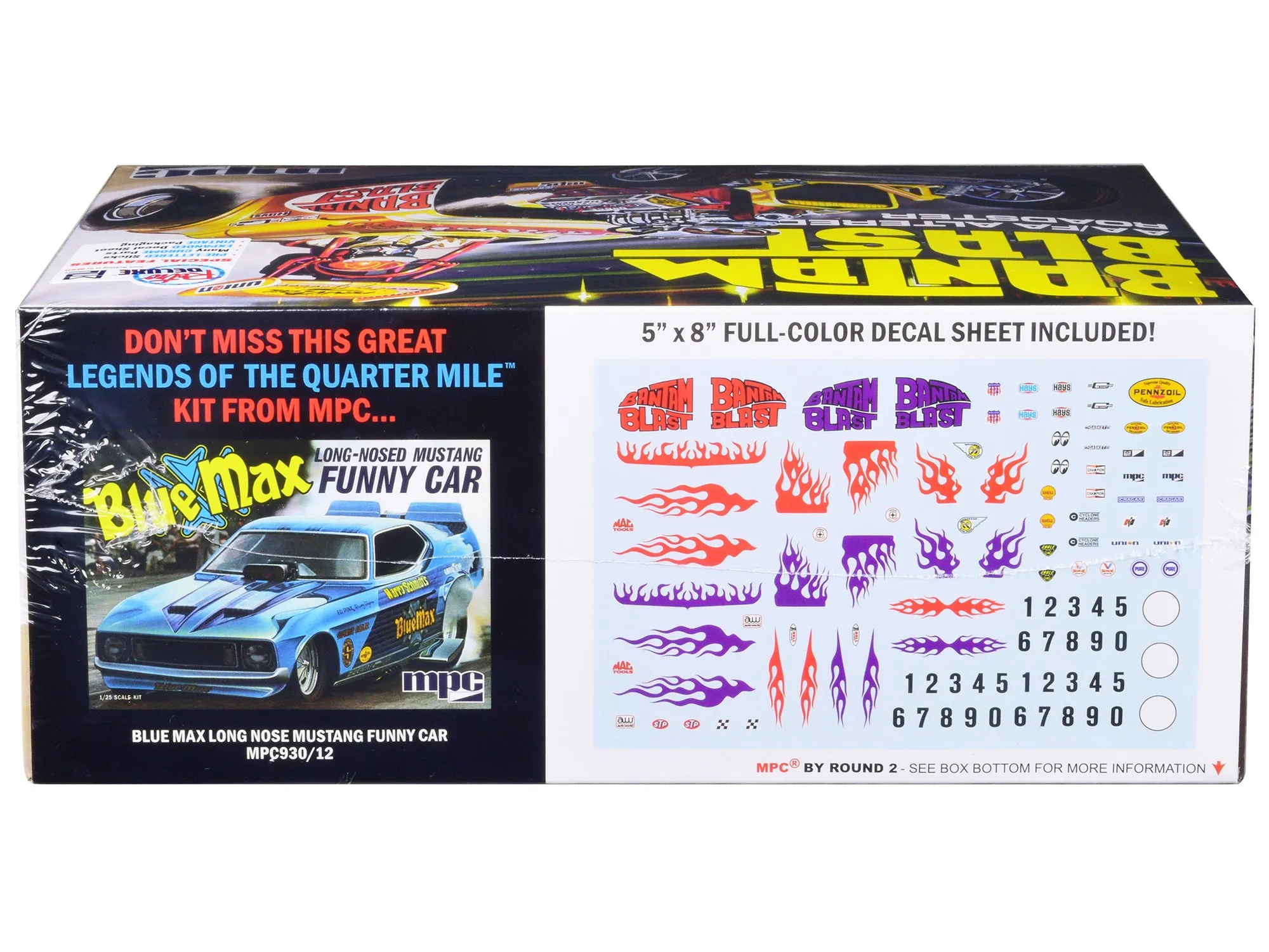 Skill 2 Model Kit Bantam Blast AA/FA Altered Roadster/Dragster 1/25 Scale Model by MPC