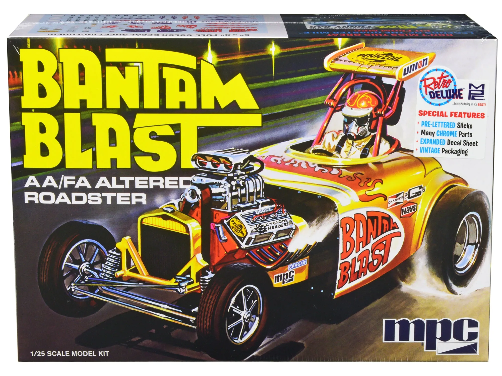 Skill 2 Model Kit Bantam Blast AA/FA Altered Roadster/Dragster 1/25 Scale Model by MPC