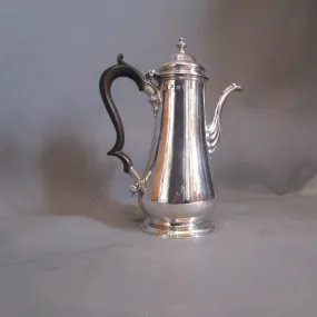 Sterling Silver George II Coffee Pot  Richard Gurney & Thomas Cook London Antique 1774