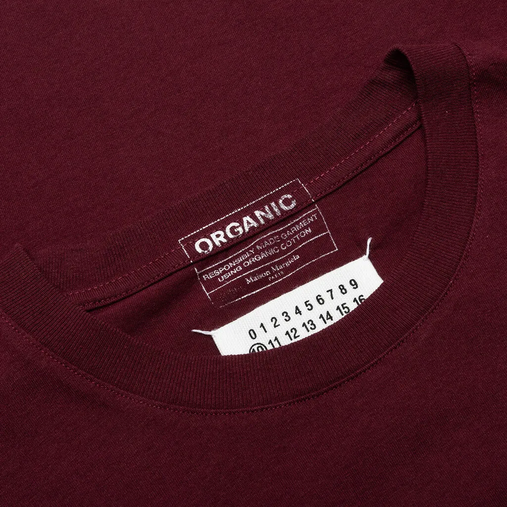 Three Pack T-Shirt - Black/Indigo/Burgundy