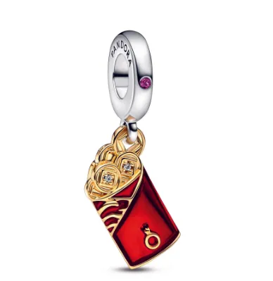 Two-tone Red Envelope Charm 762470C01