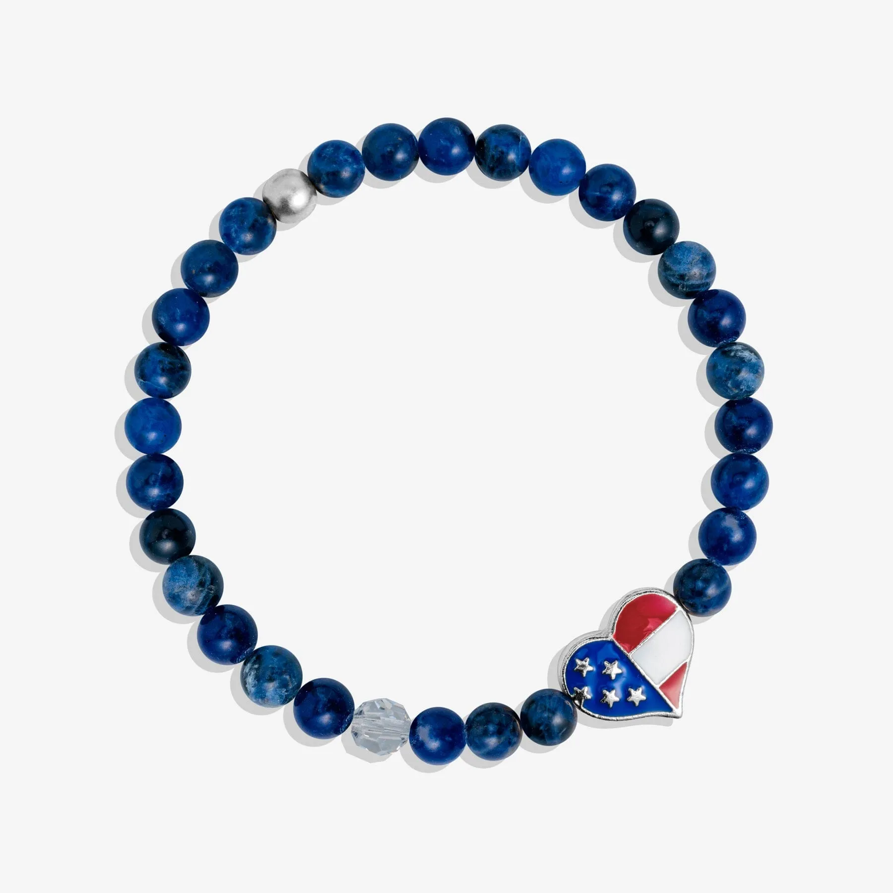 USA Love Blue Stretch Bracelet