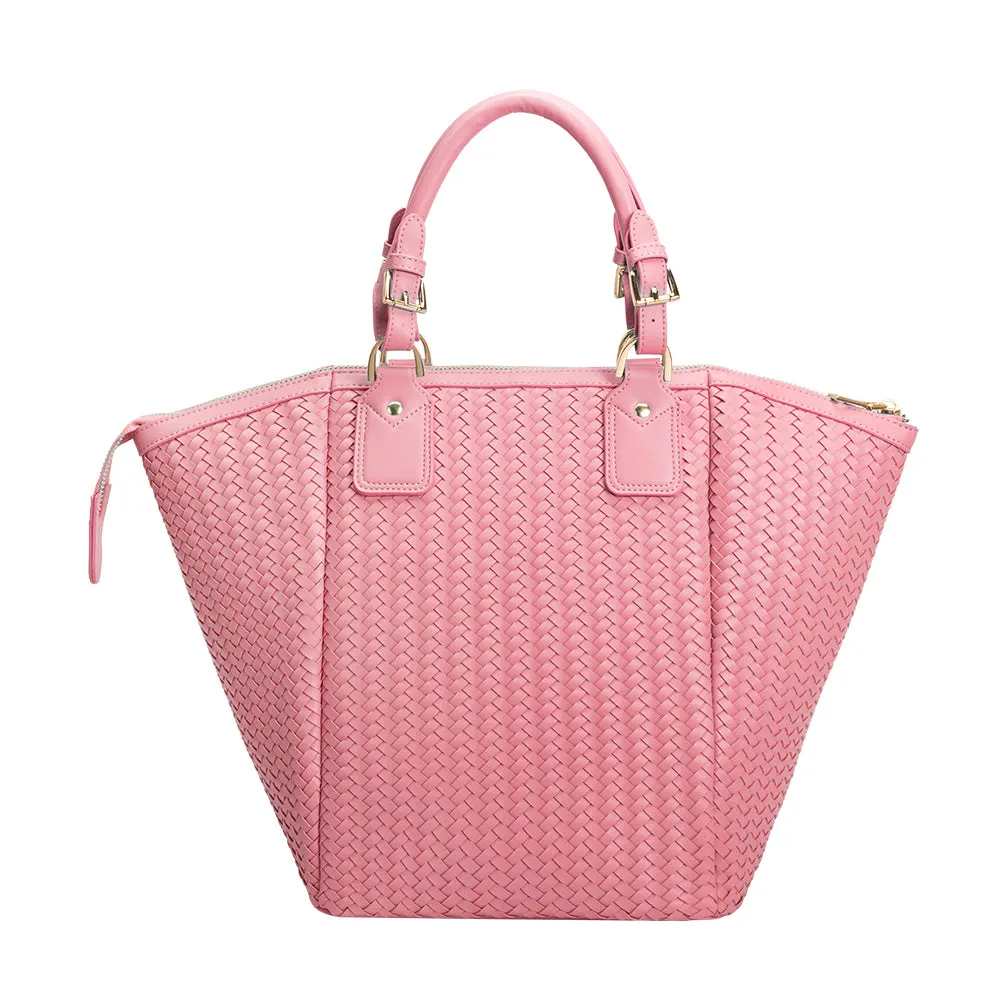 Valerie Pink Recycled Vegan Tote Bag - FINAL SALE