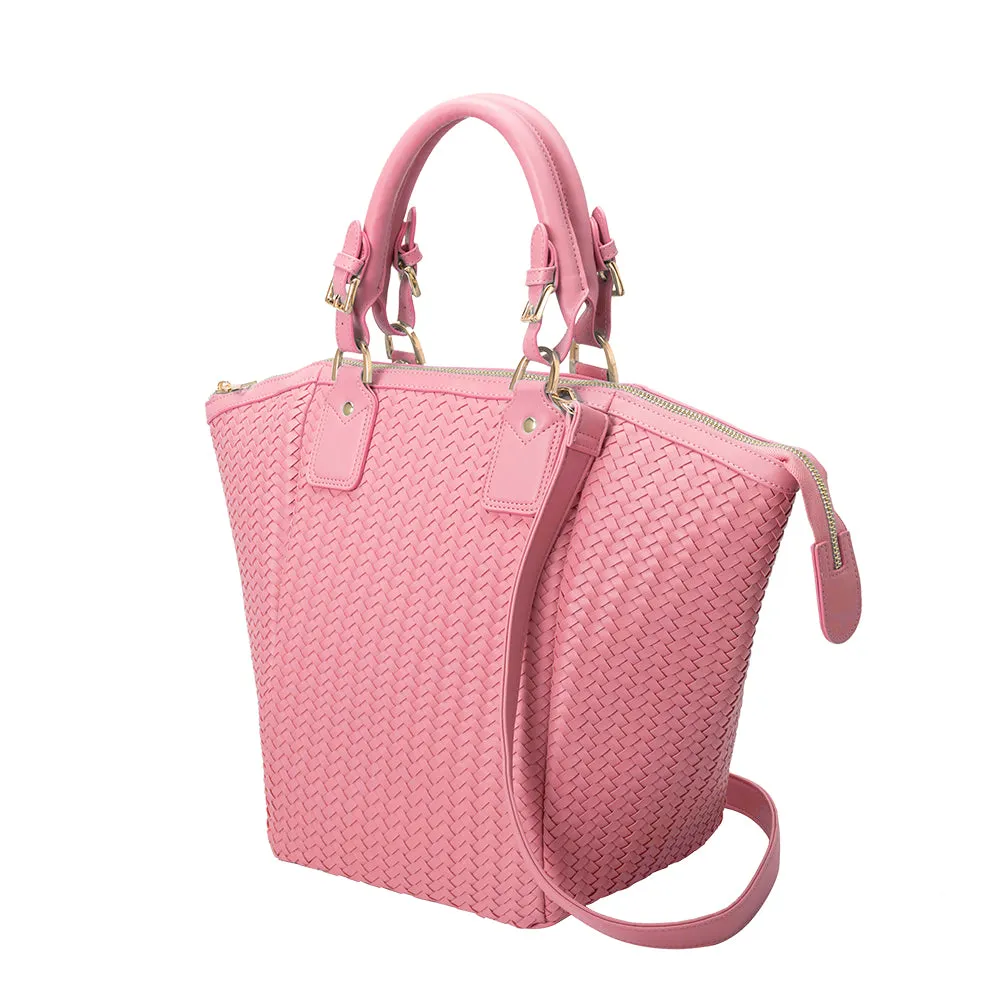 Valerie Pink Recycled Vegan Tote Bag - FINAL SALE