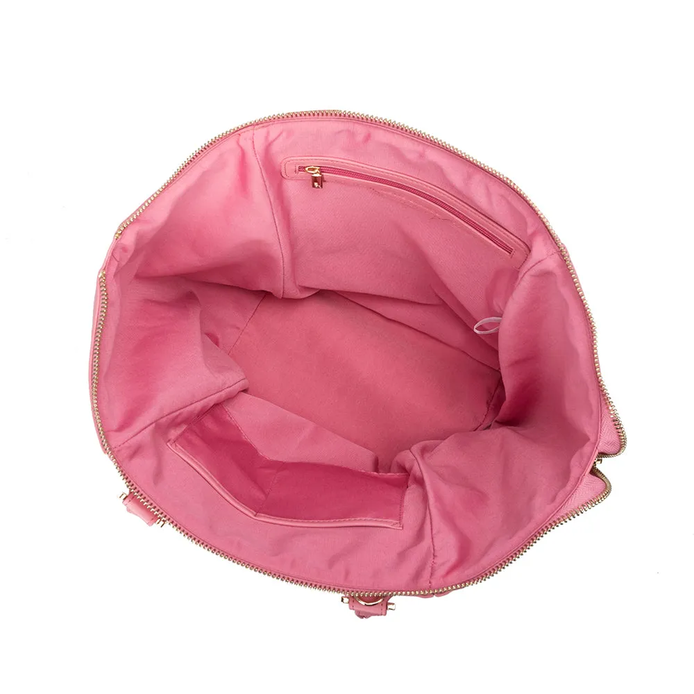 Valerie Pink Recycled Vegan Tote Bag - FINAL SALE