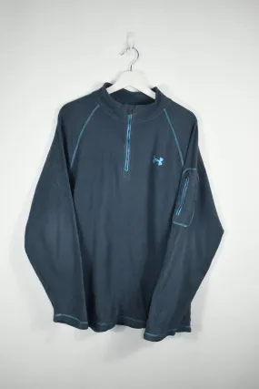 Vintage Under Armour 1/4 Zip Fleece Large