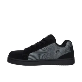 Volcom Stone Op Art Nubuck Composite Toe Black and Dark Grey