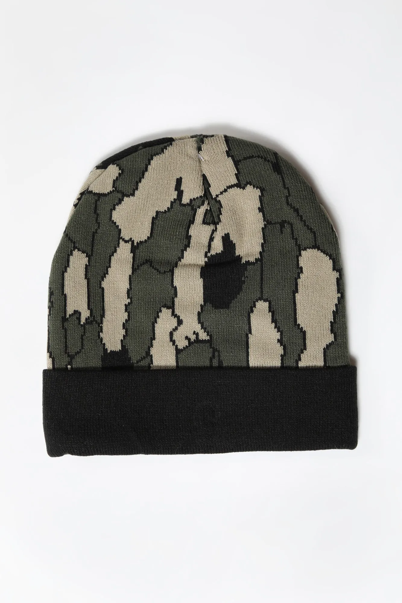 West49 Mens Mountain Camo Foldup Beanie