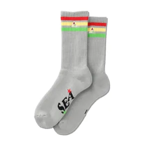 WIND AND SEA HUF × WDS CREW SOCKS-GRAY